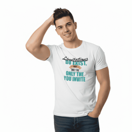 Limitations Do Exist, But Only The Ones You Invite Vivid Tee