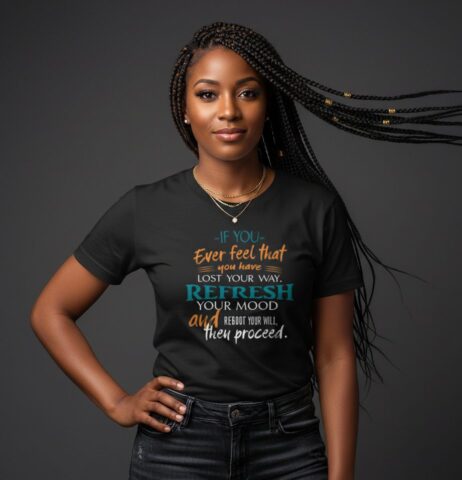 Refresh Your Mood, Reboot Your Will Vivid Tee