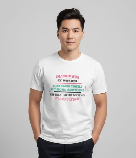 One Should Never Bolt From A Lover Vivid Tee