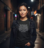 The Blues Are Only There If You Allow Them Monochrome Tee
