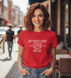 One Should Never Bolt from a Lover Monochrome Tee