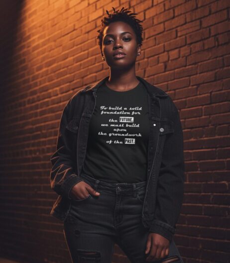 To Build a Solid Foundation for the Future Monochrome Tee