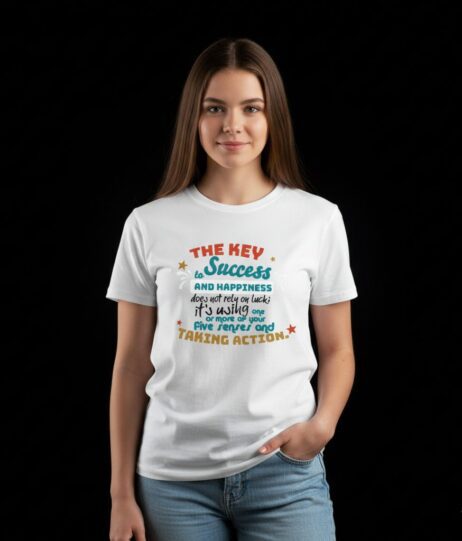 The Key to Success and Happiness Vivid Tee