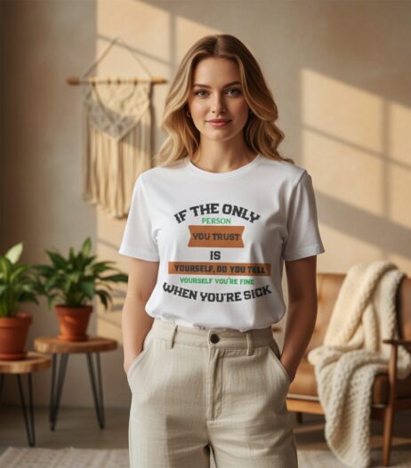 If The Only Person You Trust Is Yourself Vivid Tee