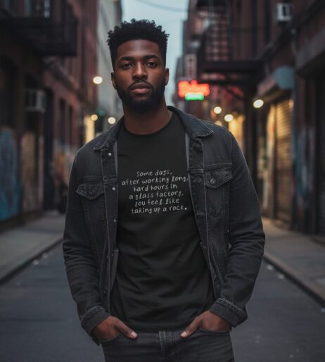 Some Days After Working Long Monochrome Tee