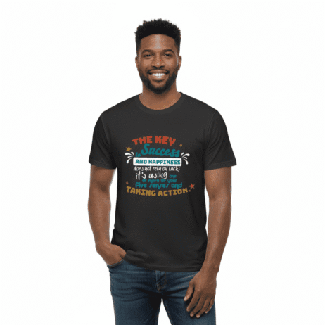 The Key to Success and Happiness Vivid Tee