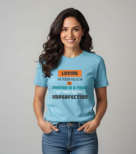 Loving The Person You See In The Mirror Vivid Tee