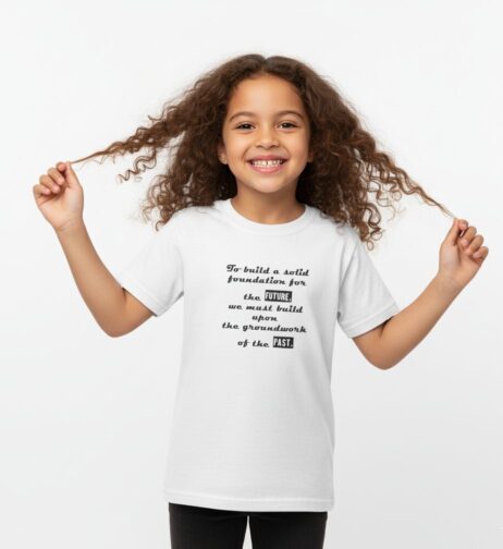 To Build a Solid Foundation for the Future Monochrome Tee