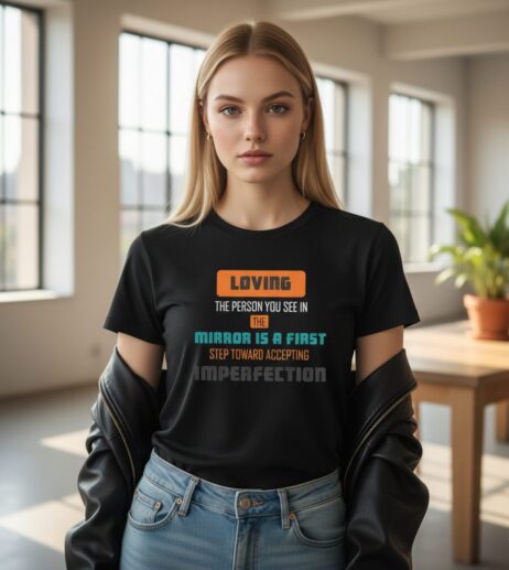 Loving The Person You See In The Mirror Vivid Tee