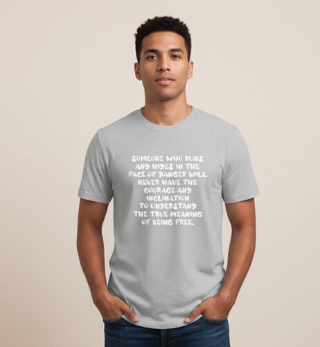 Someone Who Runs and Hides Monochrome Tee