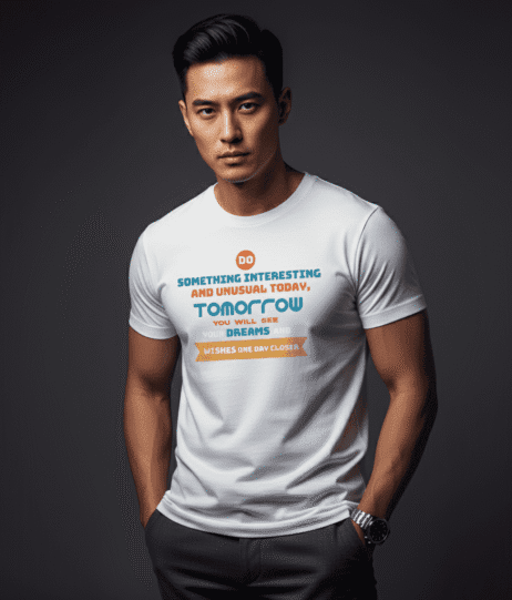 Do Something Interesting and Unusual Today Vivid Tee