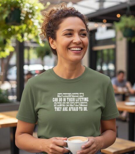 The Worst Thing One Can Do Monochrome Tee
