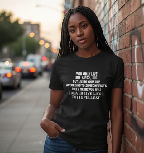 You Only Live Once Monochrome Tee