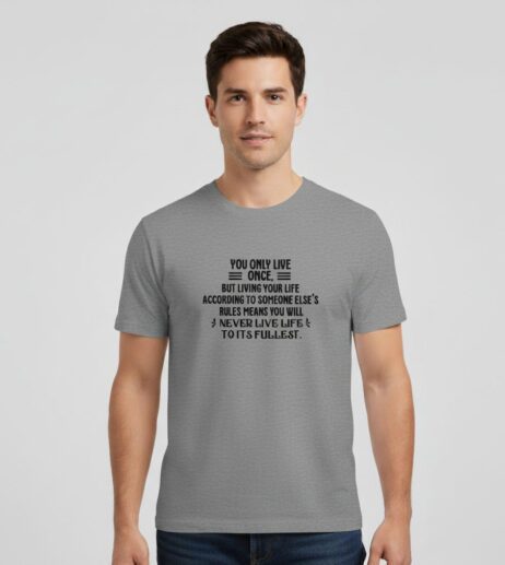 You Only Live Once Monochrome Tee
