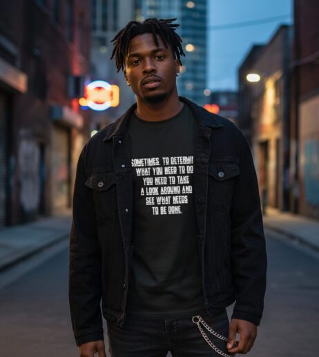 Some Time to Determine What You Need to Do Monochrome Tee