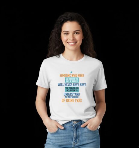 Someone Who Runs And Hides In The Face Of Danger Vivid Tee