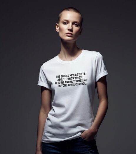 One Should Never Stress Vivid Tee