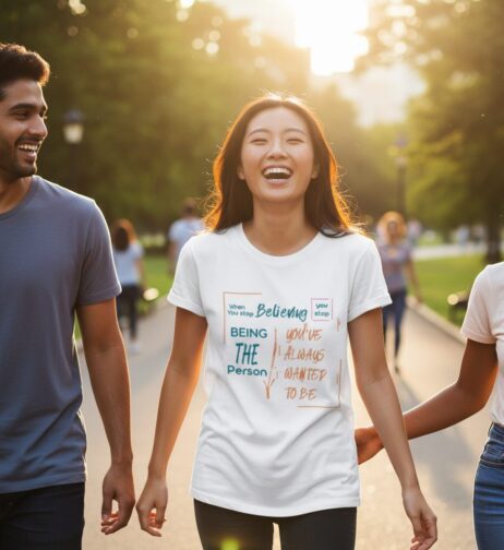 When You Stop Believing, You Stop Being The Person You’ve Always Wanted to Be Vivid Tee
