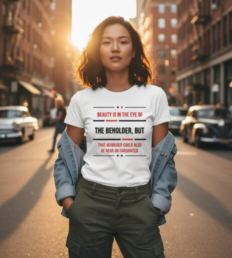 Beauty Is In The Eye Of The Beholder Vivid Tee