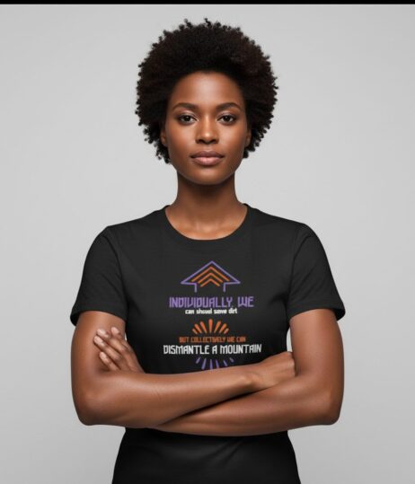 Individually We Can Shovel Some Dirt Vivid Tee