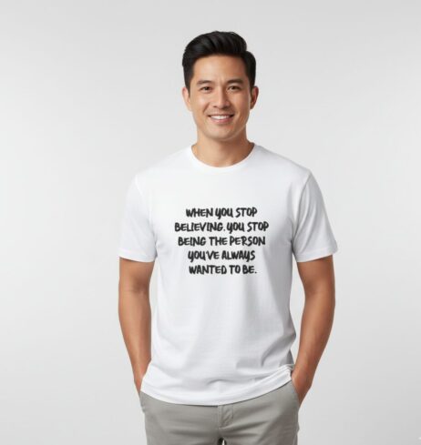 When You Stop Believing Monochrome Tee
