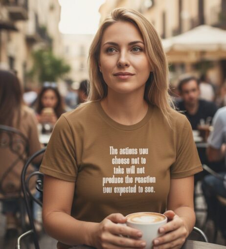 The Action You Choose Not to Take Monochrome Tee