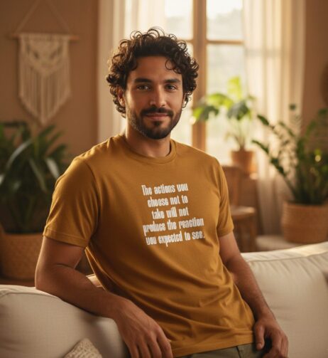 The Action You Choose Not to Take Monochrome Tee