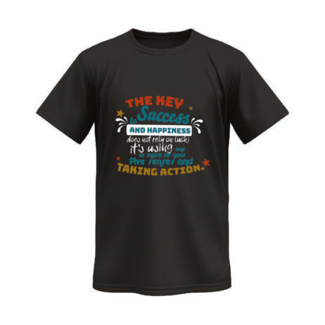 The Key to Success and Happiness Vivid Tee