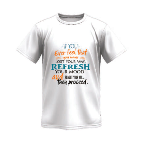 Refresh Your Mood, Reboot Your Will Vivid Tee