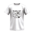 To Build a Solid Foundation for the Future Monochrome Tee