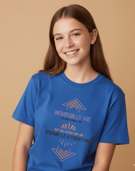 Individually We Can Shovel Some Dirt Vivid Tee