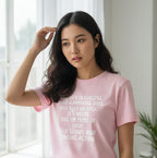 The Key to Success and Happiness Does Not Rely on Luck Monochrome Tee