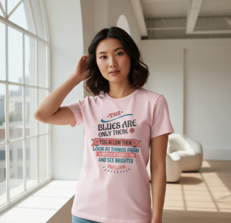 The Blues Are Only There If You Allow Them Vivid Tee