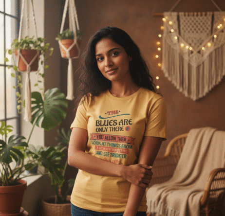 The Blues Are Only There If You Allow Them Vivid Tee