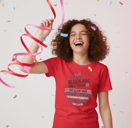 The Blues Are Only There If You Allow Them Vivid Tee