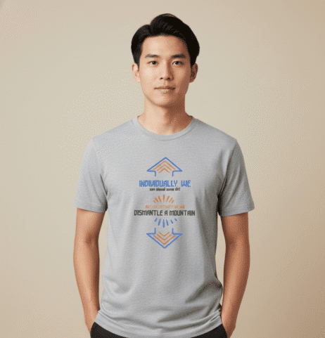 Individually We Can Shovel Some Dirt Vivid Tee