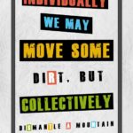 A poster with some words on it