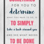 A poster with some words on it