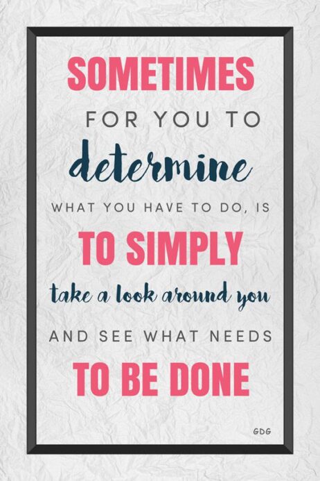 A poster with some words on it