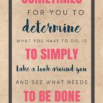 A poster with some words on it