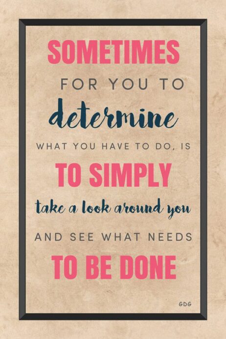 A poster with some words on it