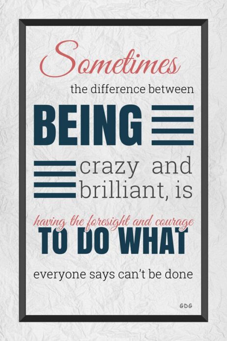 A poster with some words on it