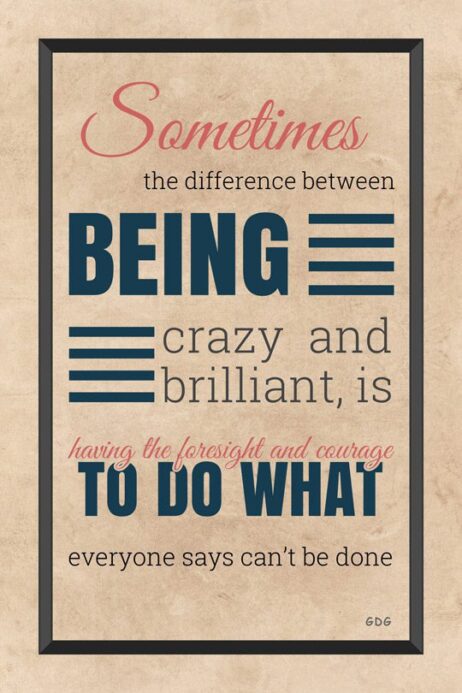 A poster with some words on it