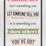A poster with some words on it