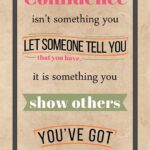 A poster with some words on it