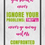 A quote is displayed on the screen of an iphone.