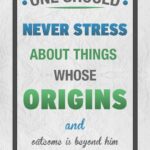 A poster with some words on it