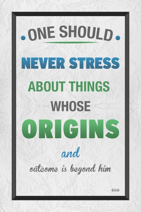 A poster with some words on it