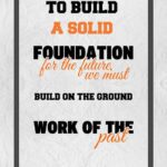 A quote is written in black and orange.