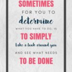 A poster with some words on it